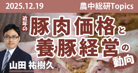 2025年12月19日「近年の豚肉価格と養豚経営の動向」